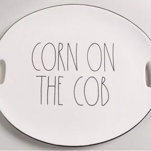 Rae Dunn corn on the cob platter